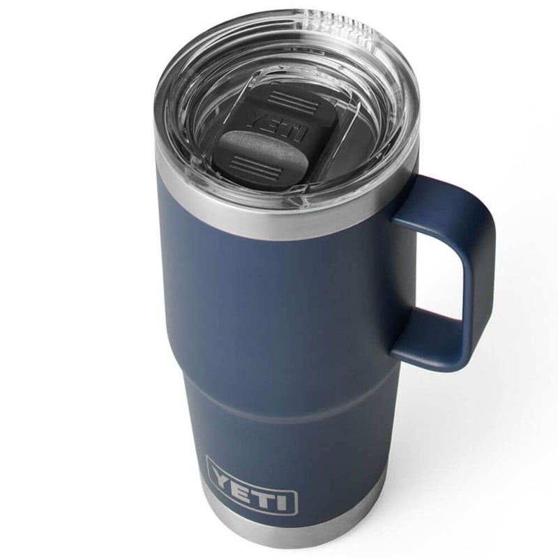 21071502279 TAZA RAMBLER 20oz TRAVEL MUG CON TAPA STRONGHOLD MARINO MARCA YETI