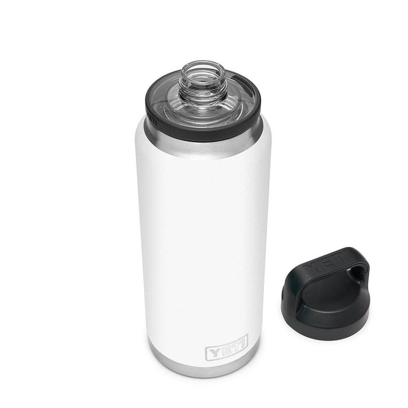 21071503828 TERMO RAMBLER 36oz CHUG CAP BLANCO MARCA YETI