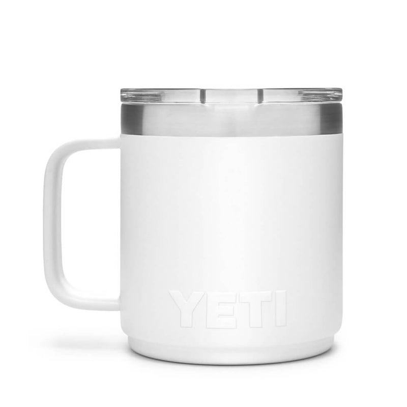 21071502263 TAZA RAMBLER 10oz STACKABLE MUG TAPA MAGNETICA BLANCO MARCA YETI