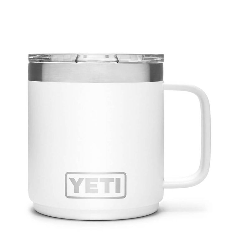 21071502263 TAZA RAMBLER 10oz STACKABLE MUG TAPA MAGNETICA BLANCO MARCA YETI