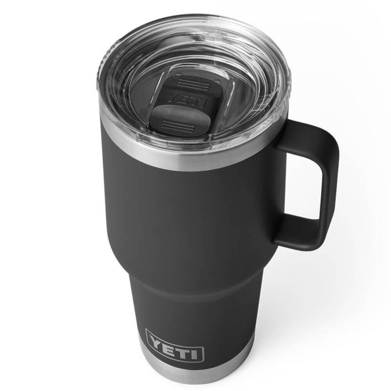 21071502290 TAZA RAMBLER 30oz TRAVEL MUG CON TAPA STRONGHOLD NEGRA MARCA YETI