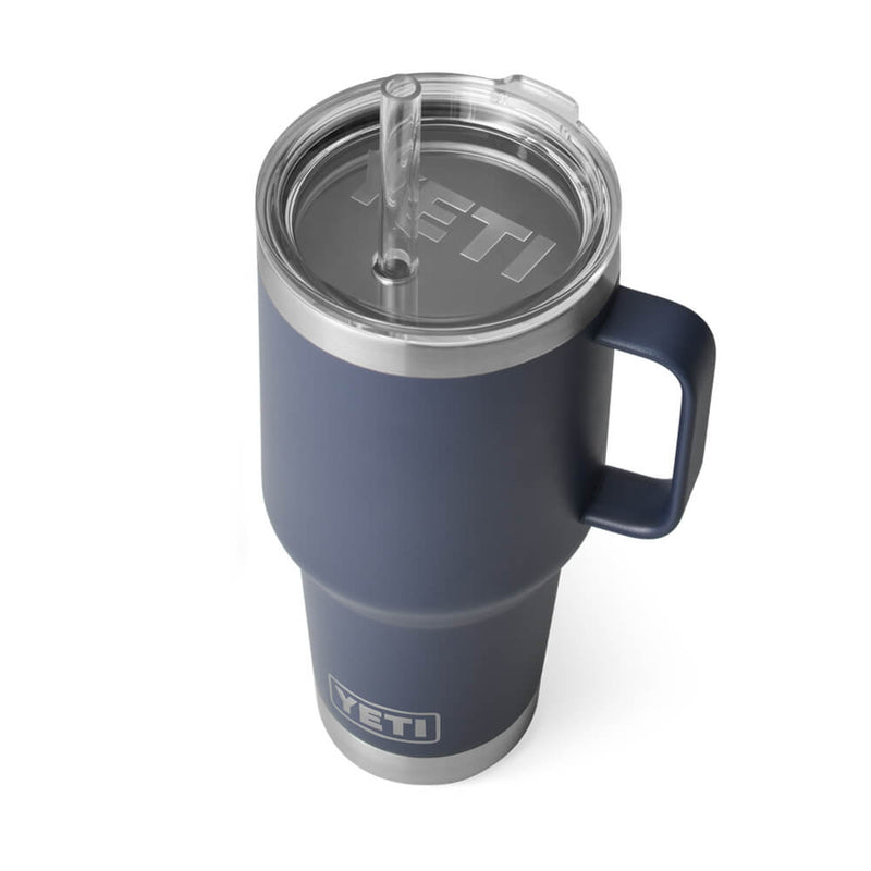 21071502252 TERMO RAMBLER 35oz STRAW MUG MARINO MARCA YETI
