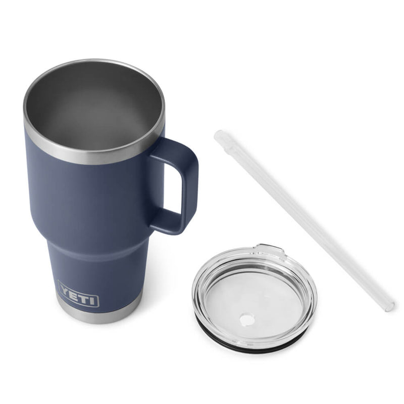 21071502252 TERMO RAMBLER 35oz STRAW MUG MARINO MARCA YETI