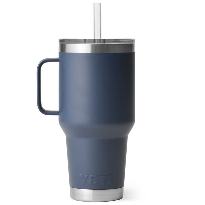21071502252 TERMO RAMBLER 35oz STRAW MUG MARINO MARCA YETI