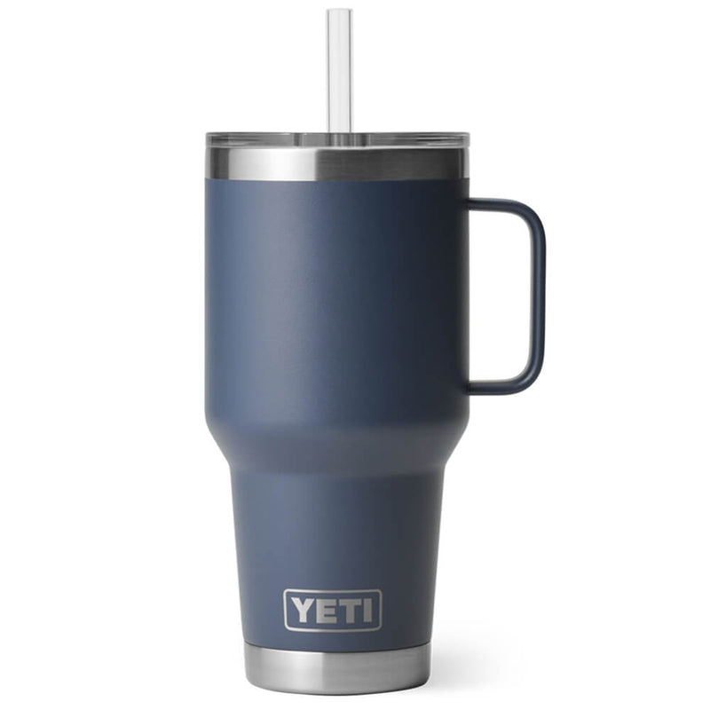 21071502252 TERMO RAMBLER 35oz STRAW MUG MARINO MARCA YETI