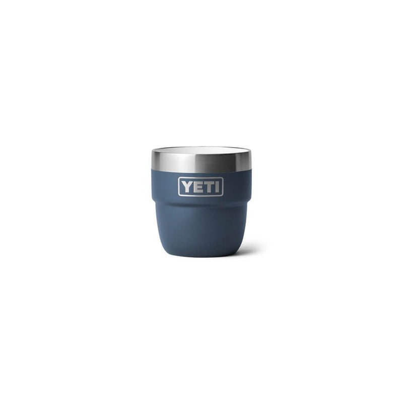 21071504001 TAZA RAMBLER 4oz STACKABLE 2 PIEZAS MARINO MARCA YETI