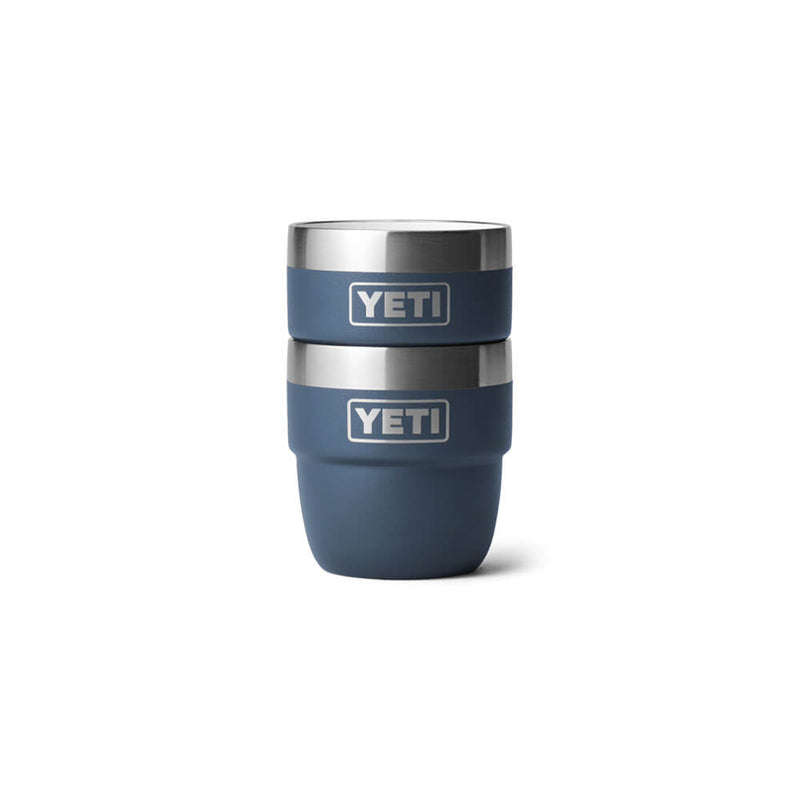 21071504001 TAZA RAMBLER 4oz STACKABLE 2 PIEZAS MARINO MARCA YETI