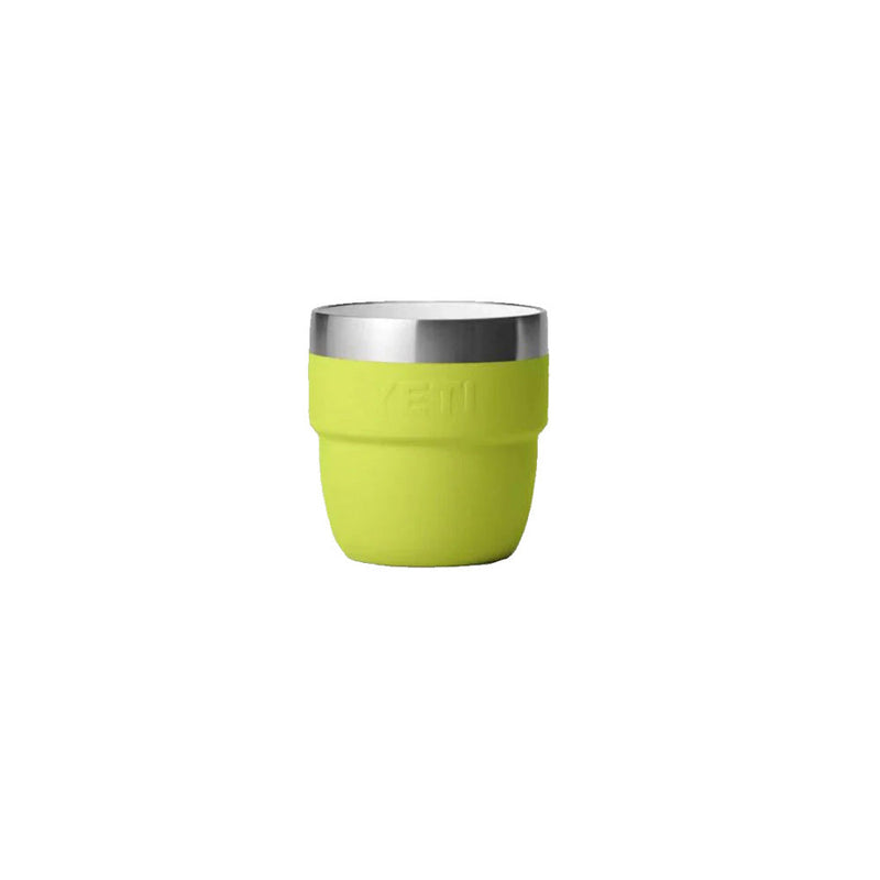 21071502522 TAZA RAMBLER 4oz STACKABLE 2 PIEZAS CHARTREUSE MARCA YETI