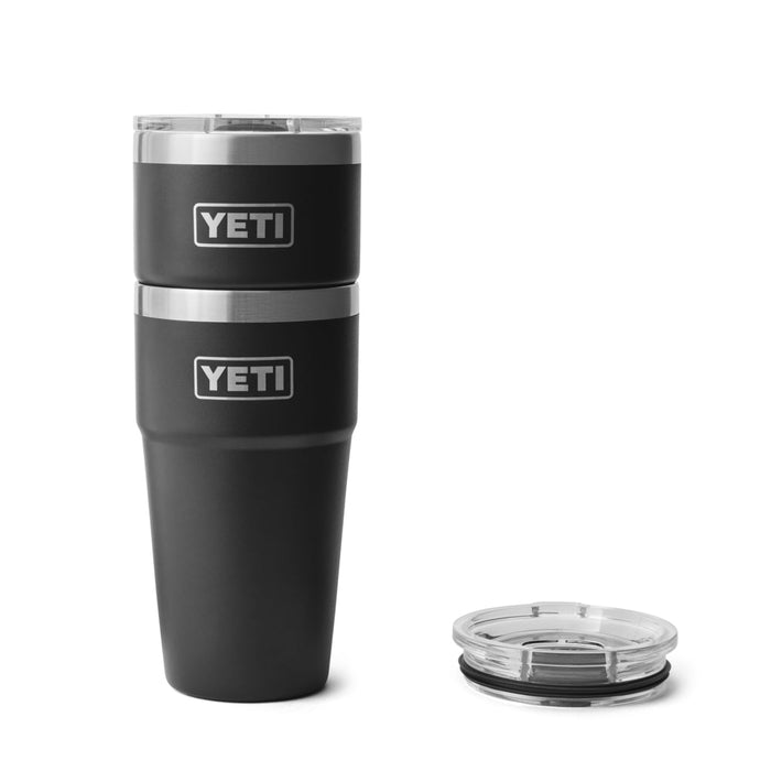 21071503706 TERMO RAMBLER 20oz STACKABLE CUP TAPA MAGNETICA NEGRO MARCA YETI