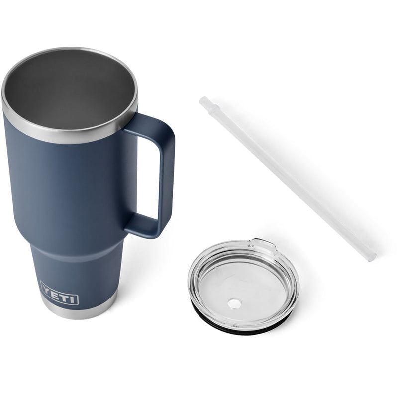 21071503835 TERMO RAMBLER 42oz STRAW MUG MARINO MARCA YETI