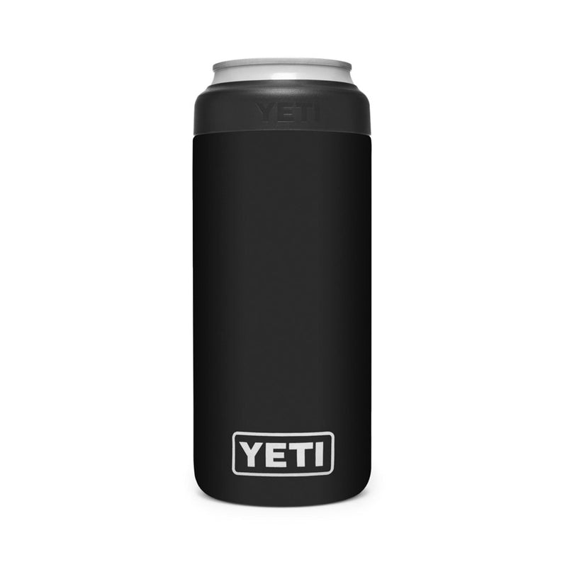 21071504064 PORTA LATA RAMBLER COLSTER SLIM NEGRO MARCA YETI