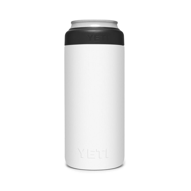 21071504066 PORTA LATA RAMBLER COLSTER SLIM BLANCO MARCA YETI