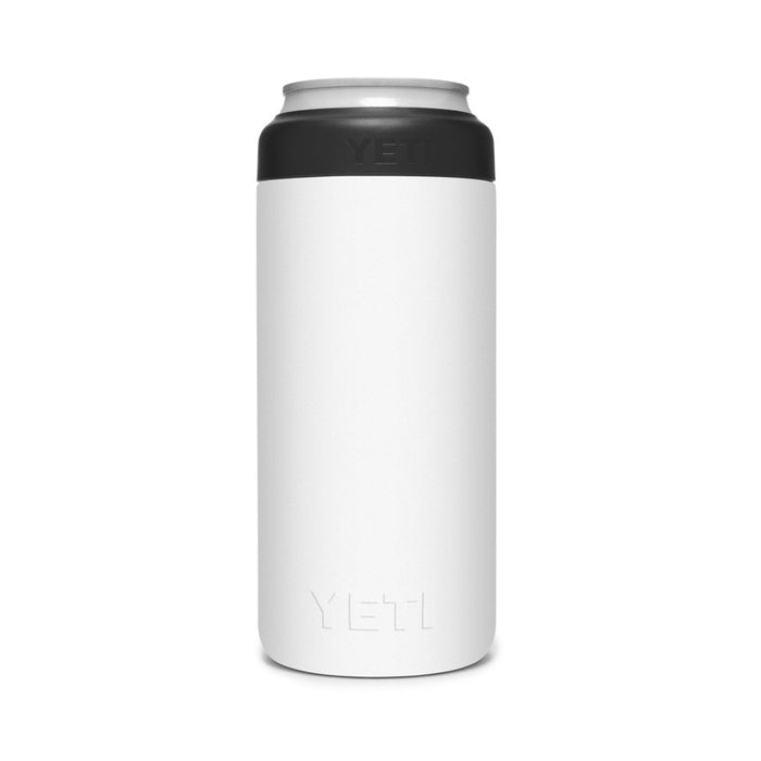 21071504066 PORTA LATA RAMBLER COLSTER SLIM BLANCO MARCA YETI