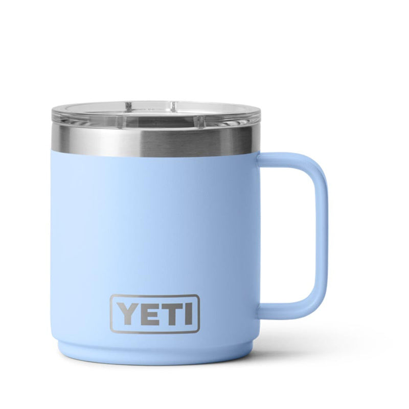 21071504631 TAZA RAMBLER 10oz STACKABLE MUG TAPA MAGNETICA BIG SKY BLUE MARCA YETI