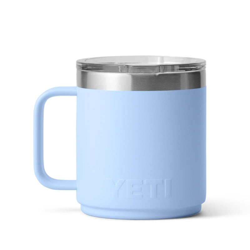21071504631 TAZA RAMBLER 10oz STACKABLE MUG TAPA MAGNETICA BIG SKY BLUE MARCA YETI