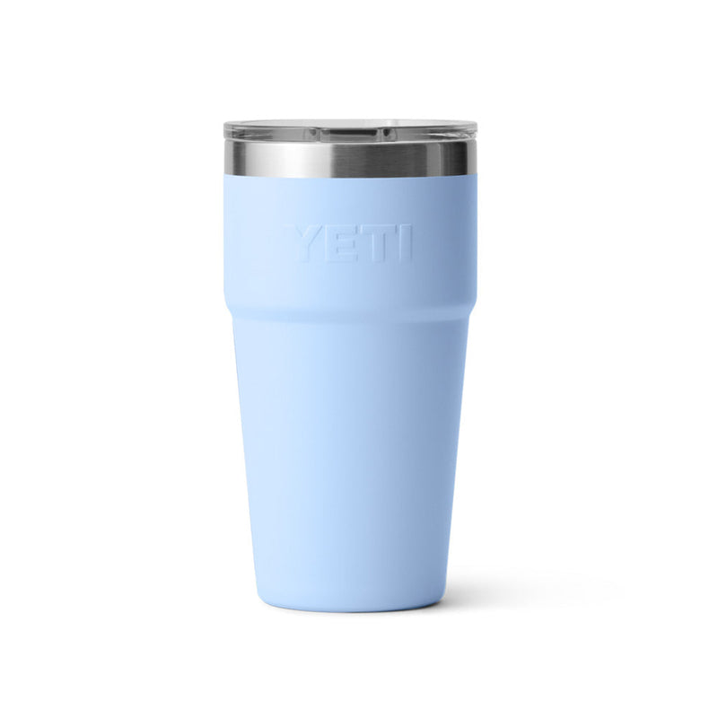 21071504642 TERMO RAMBLER 20oz STACKABLE CUP TAPA MAGNETICA BIG SKY BLUE MARCA YETI