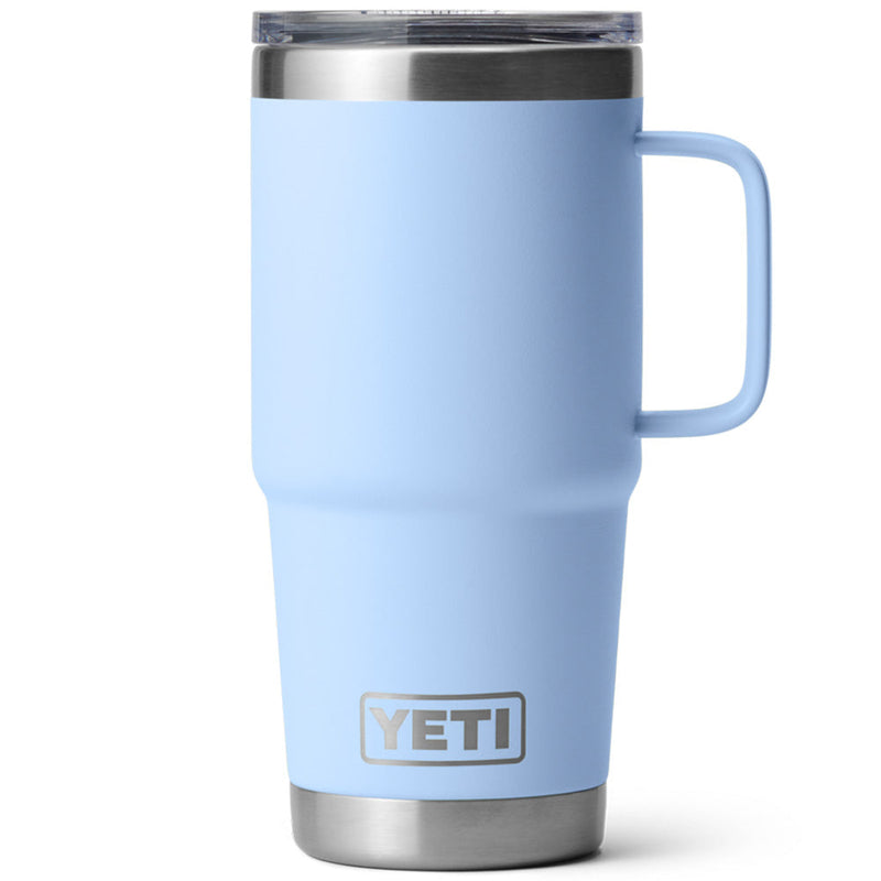21071504643 TAZA RAMBLER 20oz TRAVEL MUG CON TAPA STRONGHOLD BIG SKY BLUE MARCA YETI