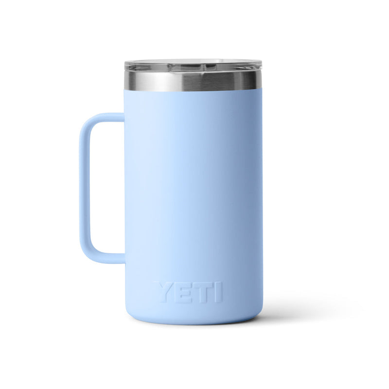 21071504646 TAZA RAMBLER 24oz MUG TAPA MAGNETICA BIG SKY BLUE MARCA YETI