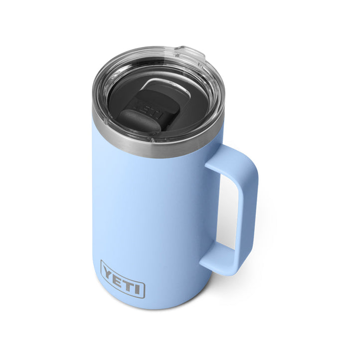 21071504646 TAZA RAMBLER 24oz MUG TAPA MAGNETICA BIG SKY BLUE MARCA YETI