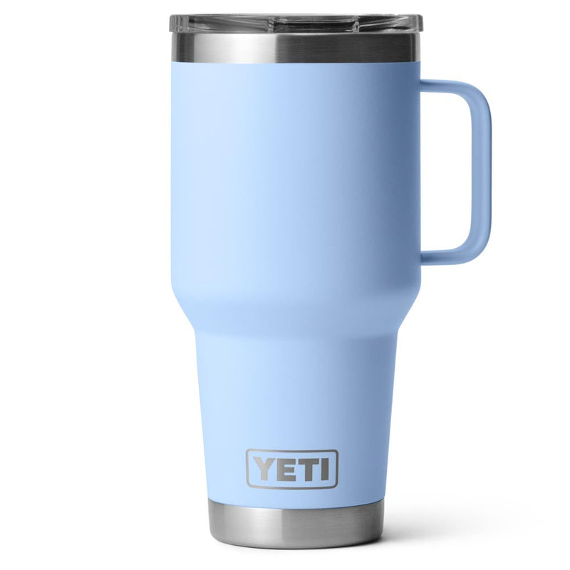 21071504650 TAZA RAMBLER 30oz TRAVEL MUG CON TAPA STRONGHOLD BIG SKY BLUE MARCA YETI