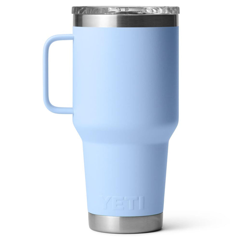 21071504650 TAZA RAMBLER 30oz TRAVEL MUG CON TAPA STRONGHOLD BIG SKY BLUE MARCA YETI
