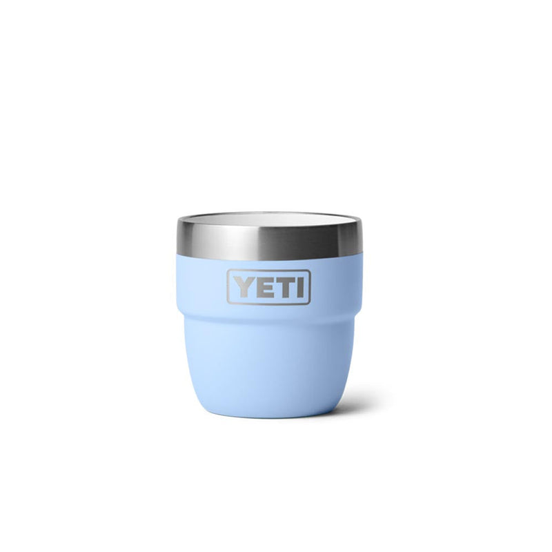 21071504657 TAZA RAMBLER 4oz STACKABLE 2 PIEZAS BIG SKY BLUE MARCA YETI