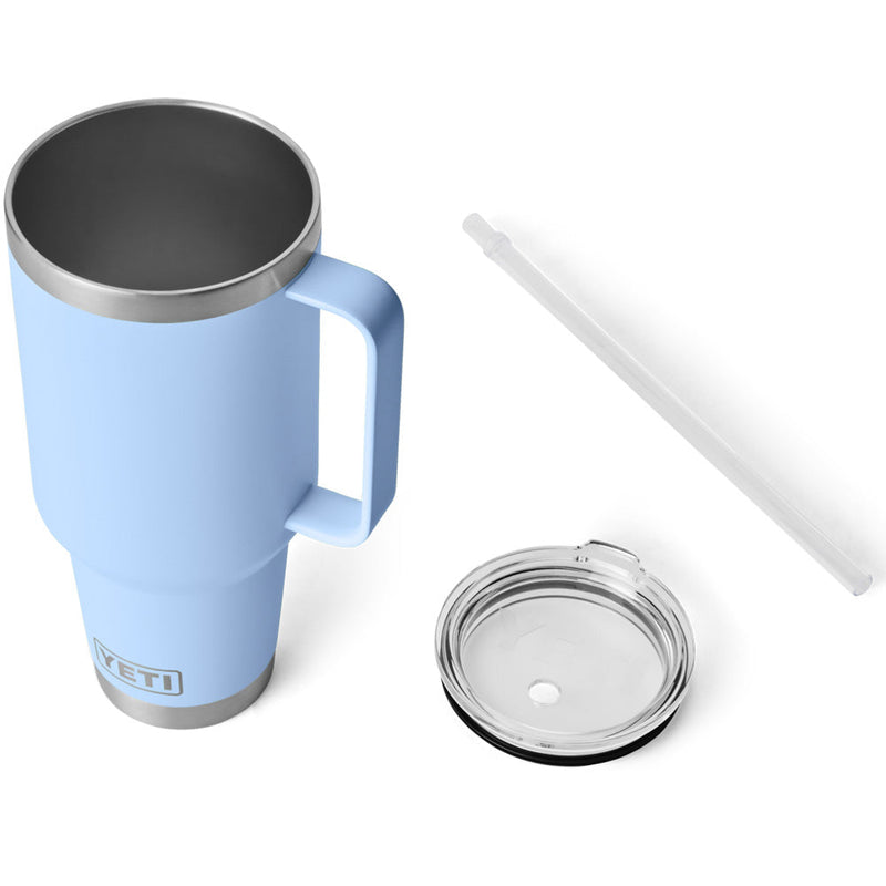 21071504659 TERMO RAMBLER 42oz STRAW MUG BIG SKY BLUE MARCA YETI