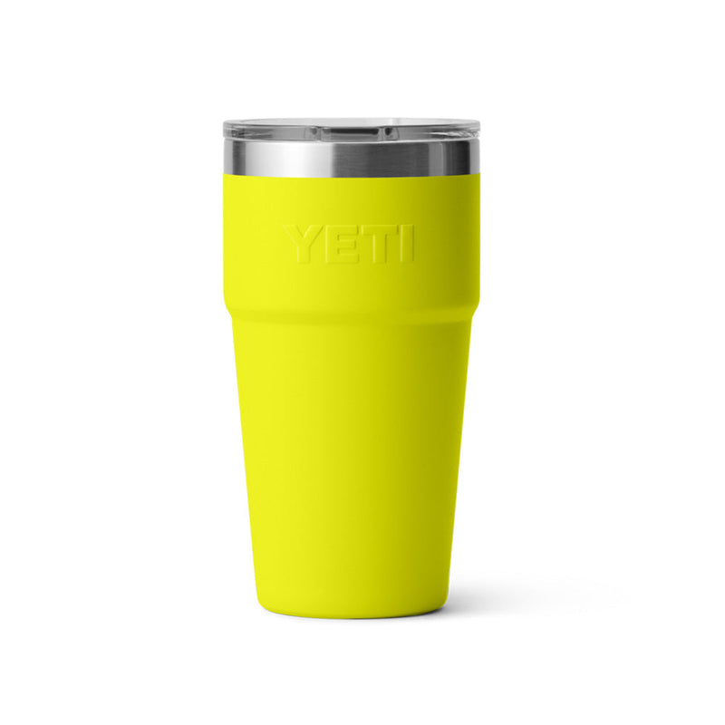 21071504711 TERMO RAMBLER 20oz STACKABLE CUP TAPA MAGNETICA FIREFLY YELLOW MARCA YETI