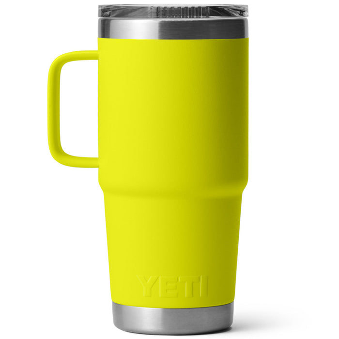 21071504712 TAZA RAMBLER 20oz TRAVEL MUG CON TAPA STRONGHOLD FIREFLY YELLOW MARCA YETI