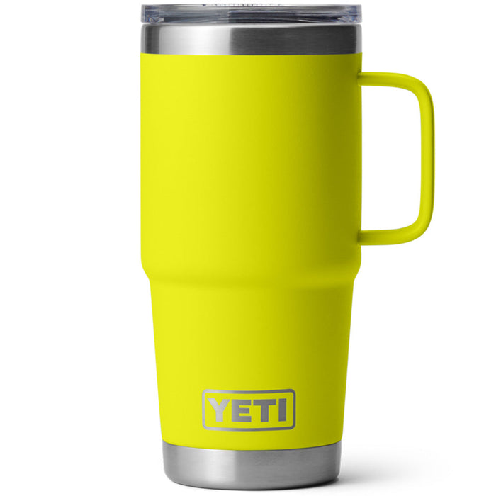 21071504712 TAZA RAMBLER 20oz TRAVEL MUG CON TAPA STRONGHOLD FIREFLY YELLOW MARCA YETI