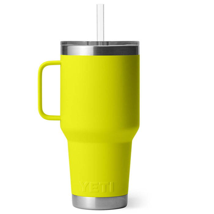21071504724 TERMO RAMBLER 35oz STRAW MUG FIREFLY YELLOW MARCA YETI