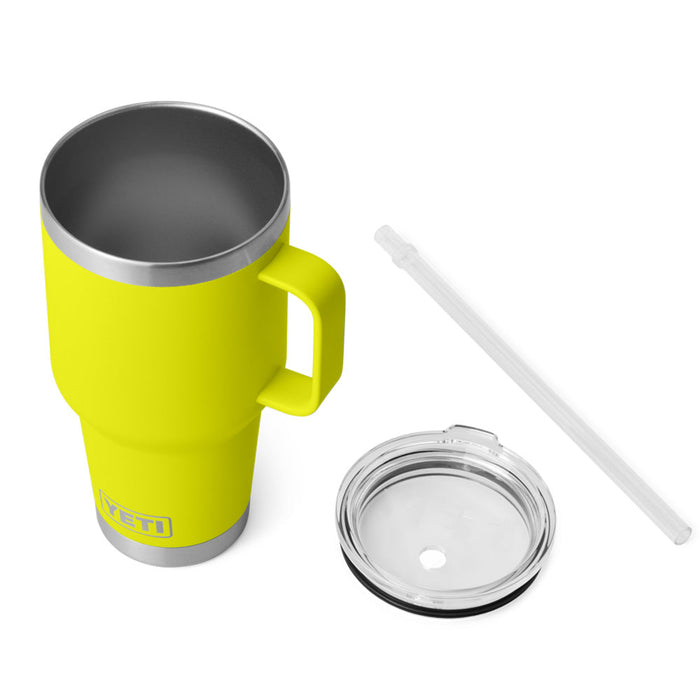 21071504724 TERMO RAMBLER 35oz STRAW MUG FIREFLY YELLOW MARCA YETI