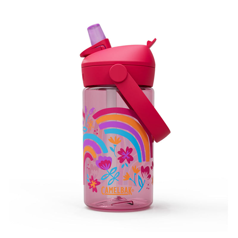 2860601041 BOTELLA THRIVE FLIP STRAW KIDS TRITAN 400ml RAINBOW FLORAL MARCA CAMELBAK