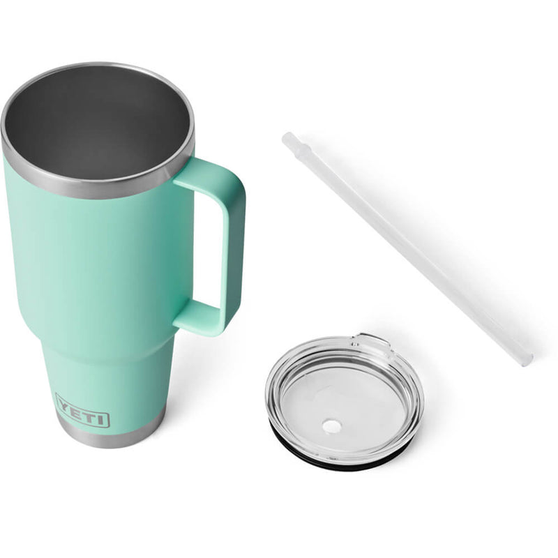 21071503837 TERMO RAMBLER 42oz STRAW MUG SEAFOAM MARCA YETI