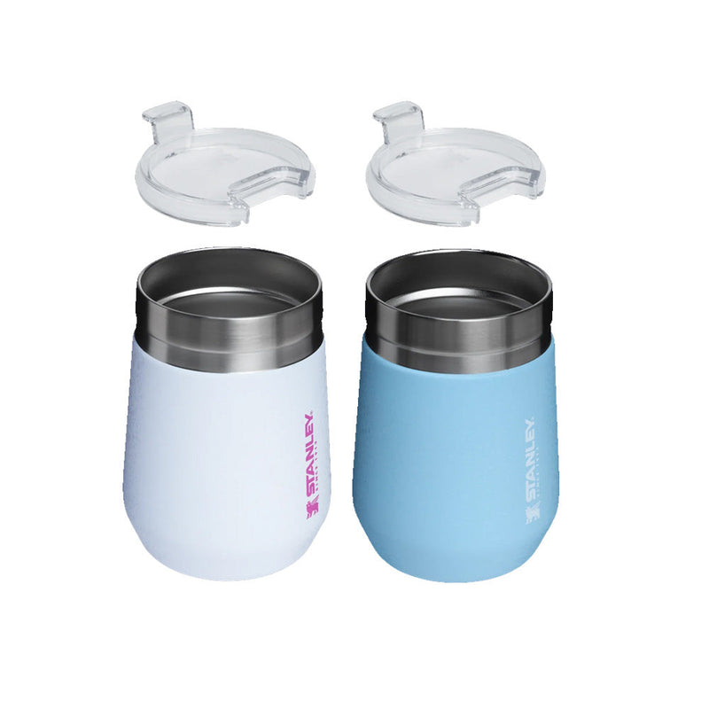 44400PT VASO STANLEY EVERY DAY GO WONDERLAND 10oz PAQUETE CON 2 CRYSTAL CRUSH Y POWDER BLUE CRUSH MARCA STANLEY