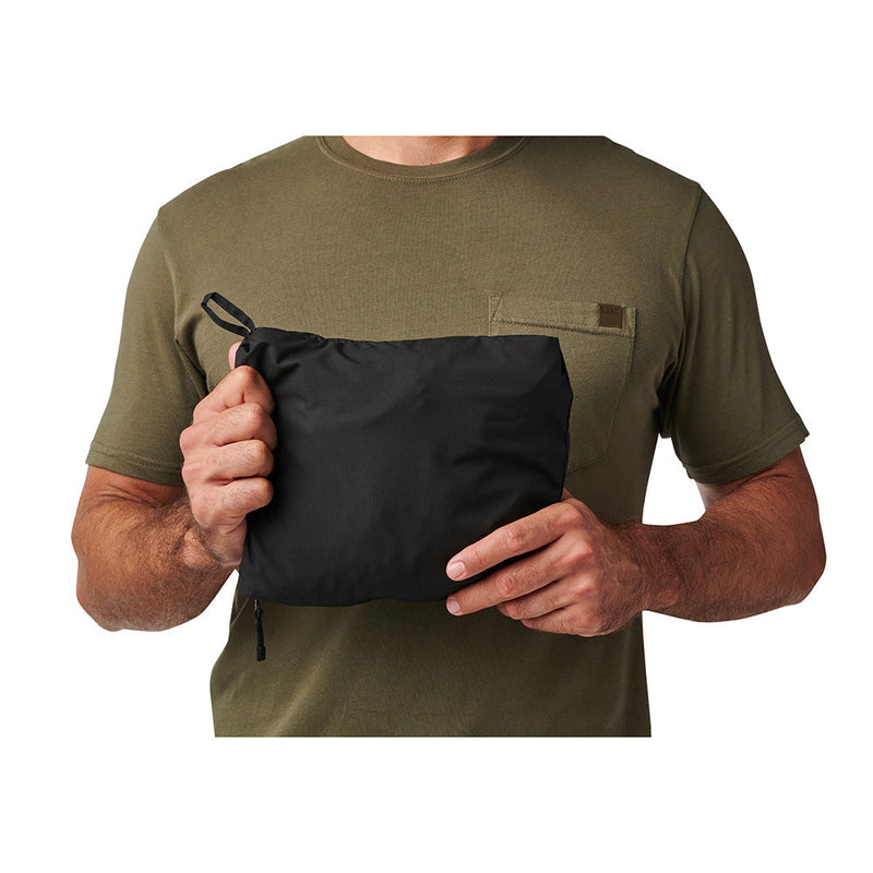 48368-019 CHAMARRA RADAR PACKABLE NEGRA MARCA 5.11 TACTICAL