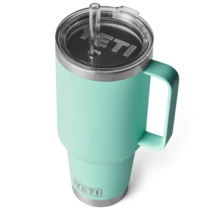 21071503837 TERMO RAMBLER 42oz STRAW MUG SEAFOAM MARCA YETI