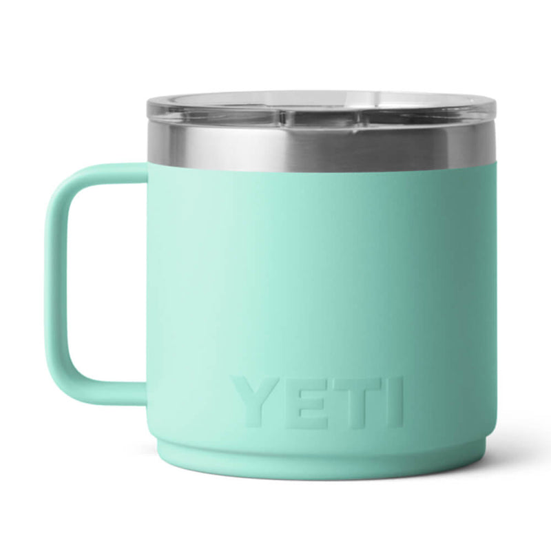 21071502807 TAZA RAMBLER 14oz MUG 2.0 TAPA MAGNETICA SEAFOAM MARCA YETI