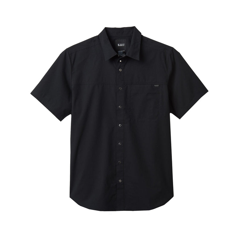 71203-019 CAMISA WYATT M/C NEGRA MARCA 5.11 TACTICAL
