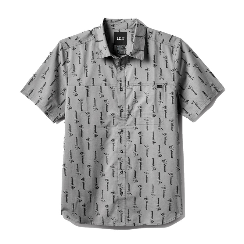 71231-1233 CAMISA WYATT PRINT M/C STORM KNIFE MARCA 5.11 TACTICAL