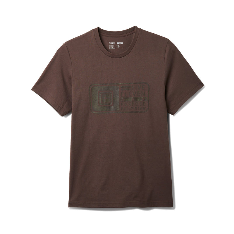 76166AFS-327 PLAYERA PBG BADGE RED DIRT MARCA 5.11 TACTICAL
