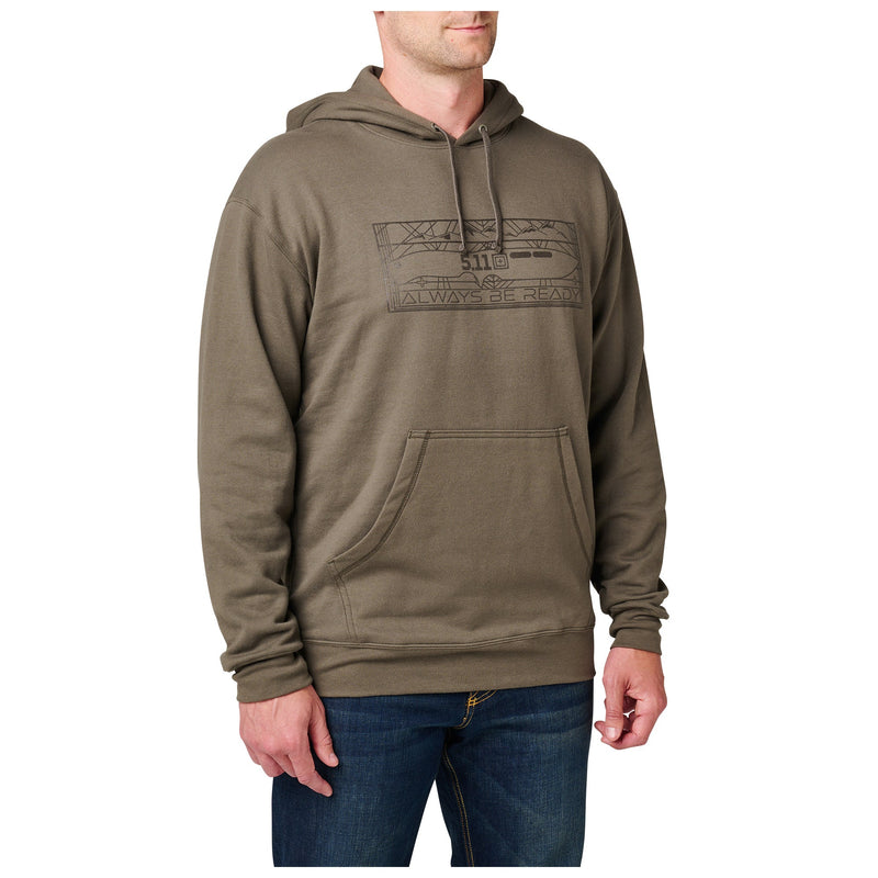 76363AEF-186 SUDADERA AR CAMP KNIFE RANGER GREEN MARCA 5.11 TACTICAL