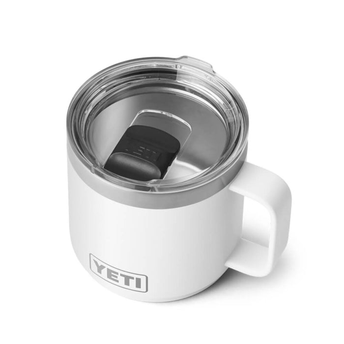 21071502804 TAZA RAMBLER 14oz MUG 2.0 TAPA MAGNETICA BLANCO MARCA YETI