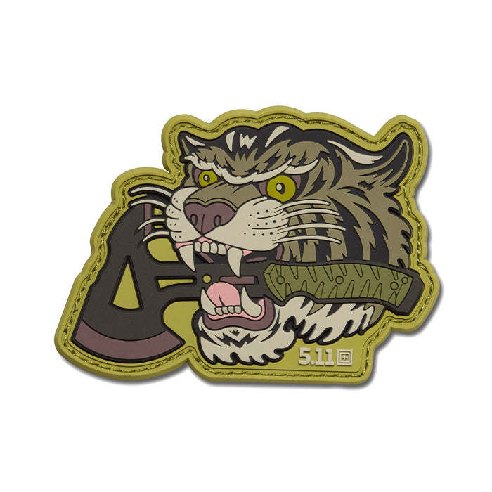 92665AFX-1179 PARCHE TIGER AXE COVERT GREEN MARCA 5.11