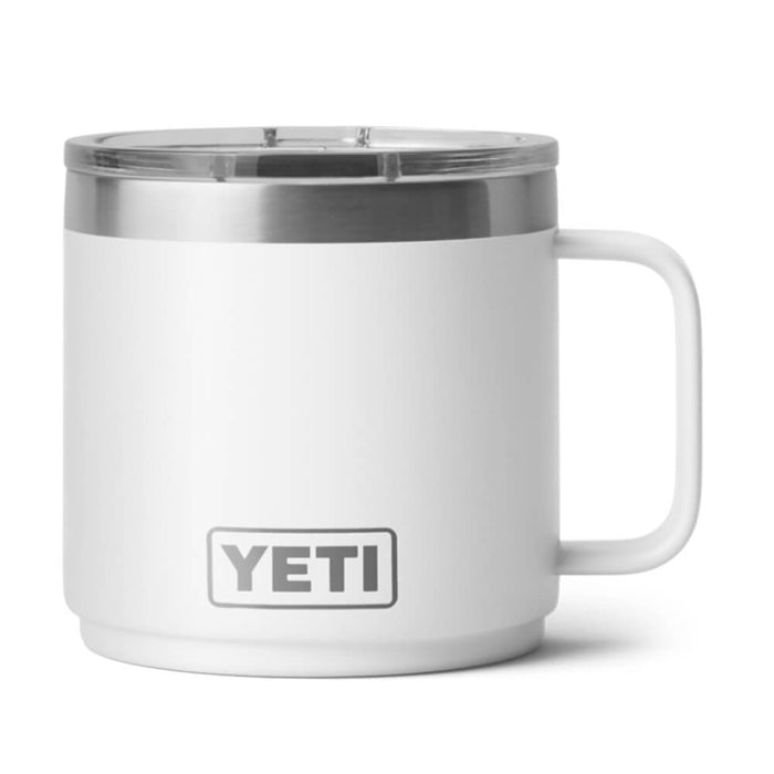 21071502804 TAZA RAMBLER 14oz MUG 2.0 TAPA MAGNETICA BLANCO MARCA YETI