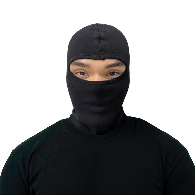 PASAMONTAÑAS LYCRA/ALGODON COLOR NEGRO UNITALLA