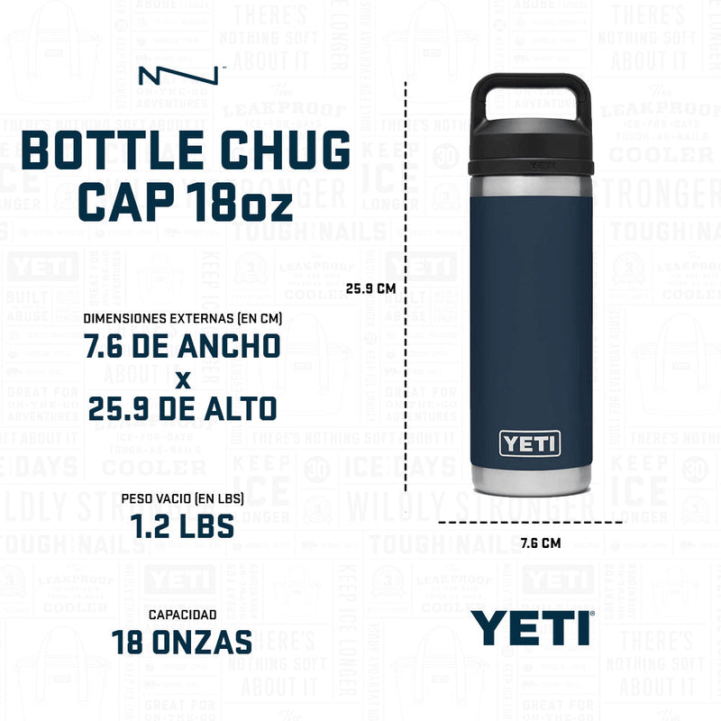 21071504044 TERMO RAMBLER 18oz CHUG CAP RESCUE RED MARCA YETI