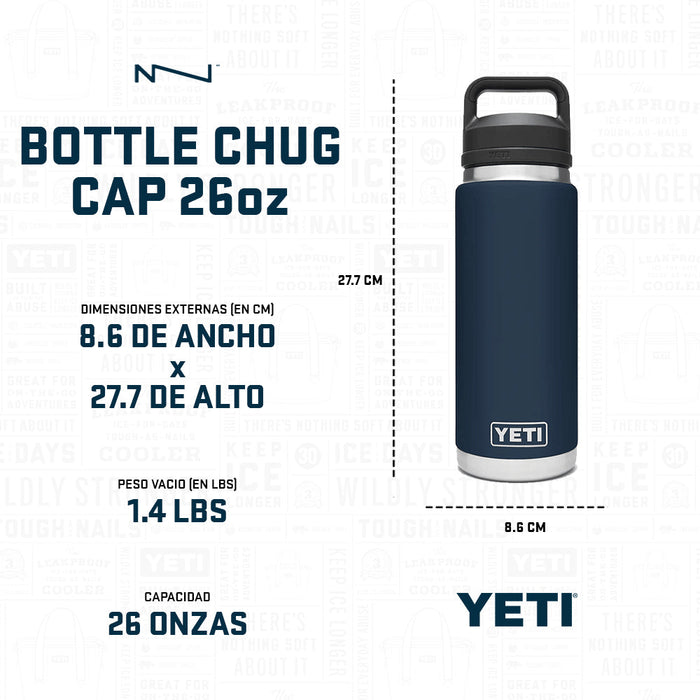 21071504660 TERMO RAMBLER 46oz CHUG CAP BIG SKY BLUE MARCA YETI