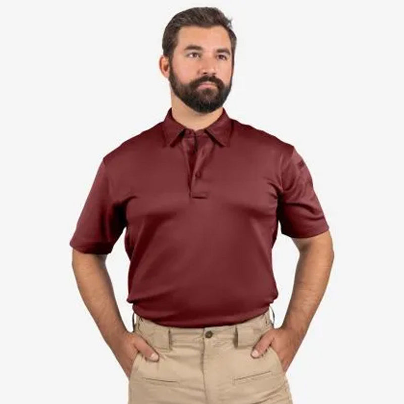 F5341-72-615 PLAYERA ICE POLO BURGUNDY M/C MARCA PROPPER T. M