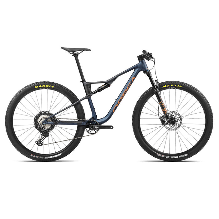 R23005N3 BICICLETA OIZ H30 2024 MOONDUST BLUE-LEO ORANGE MARCA ORBEA T. M